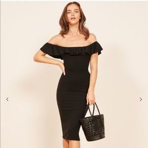 Black Bettina Dress from Reformation